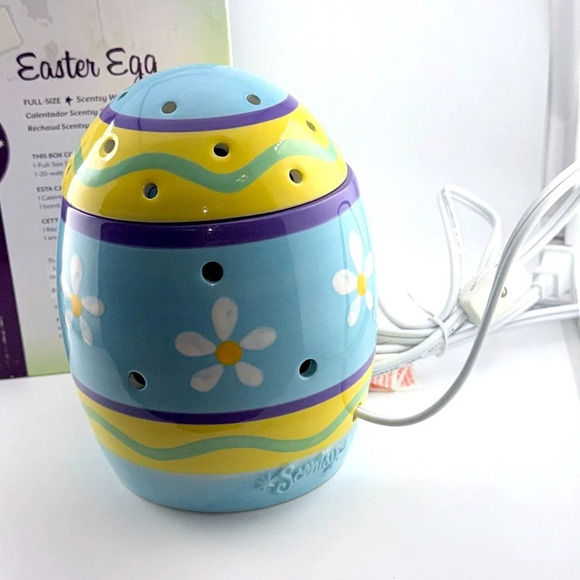 Scentsy Authentic Full Size Fragrance Wax Warmer EASTER EGG/Spring/Seasonal Box - Picture 4 of 5
